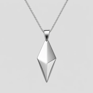 Celestial Drop Silver Necklace – New Arrival