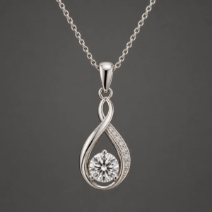 Ornate Leaf Silver Pendant – Seasonal Handcrafted Piece